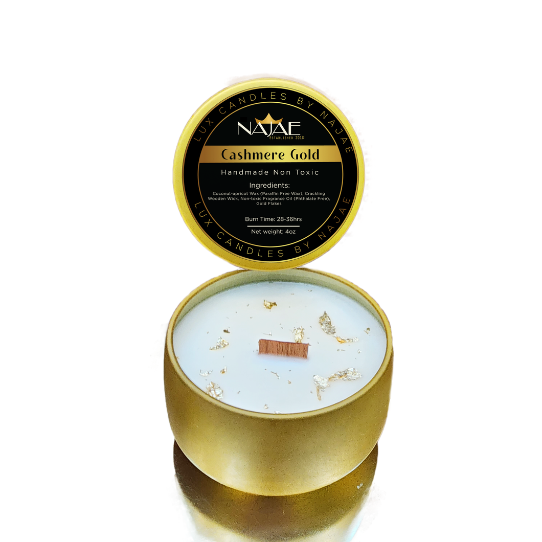 Casmere gold Candle